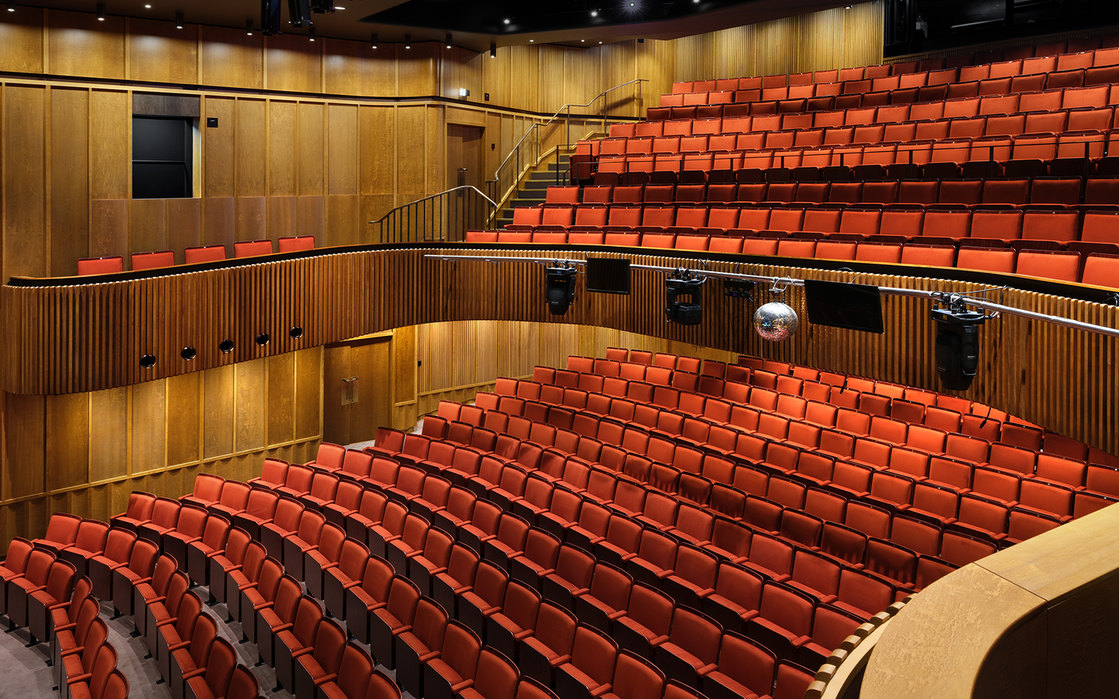 A view of the refurbished Arts Theatre auditorium.