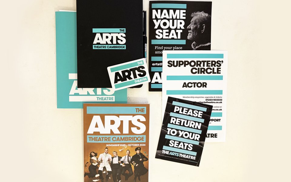 The Arts Theatre Cambridge launches its new brand.