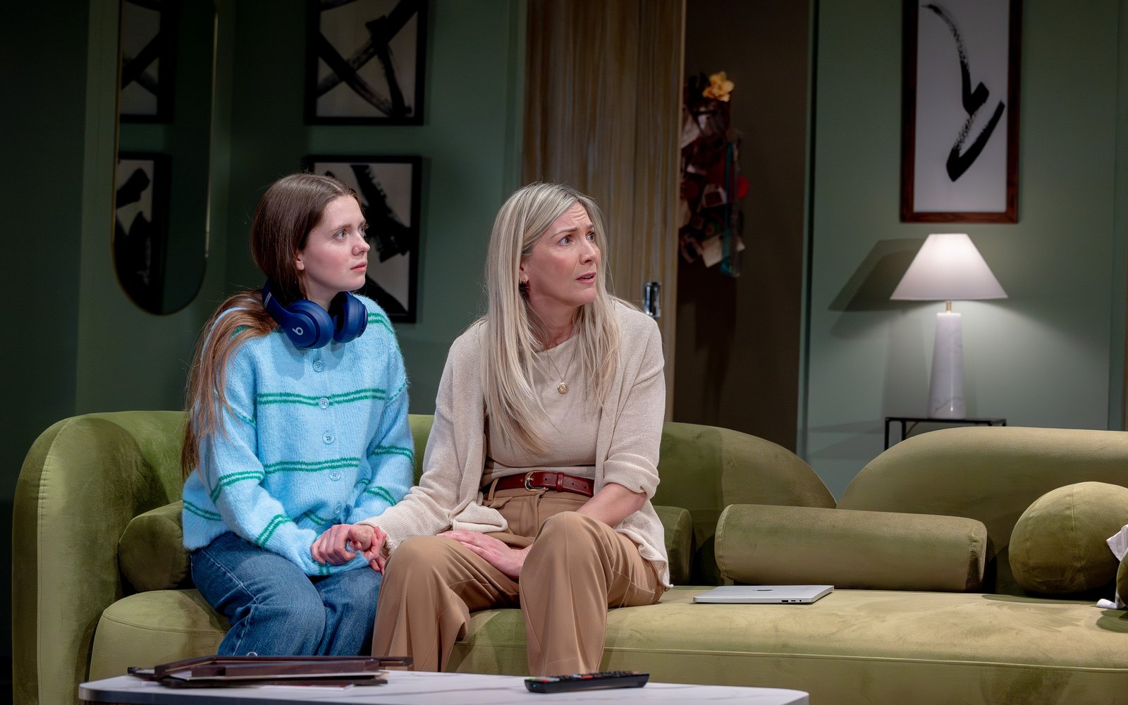 Amy Snudden and Lisa Faulkner in Single White Female