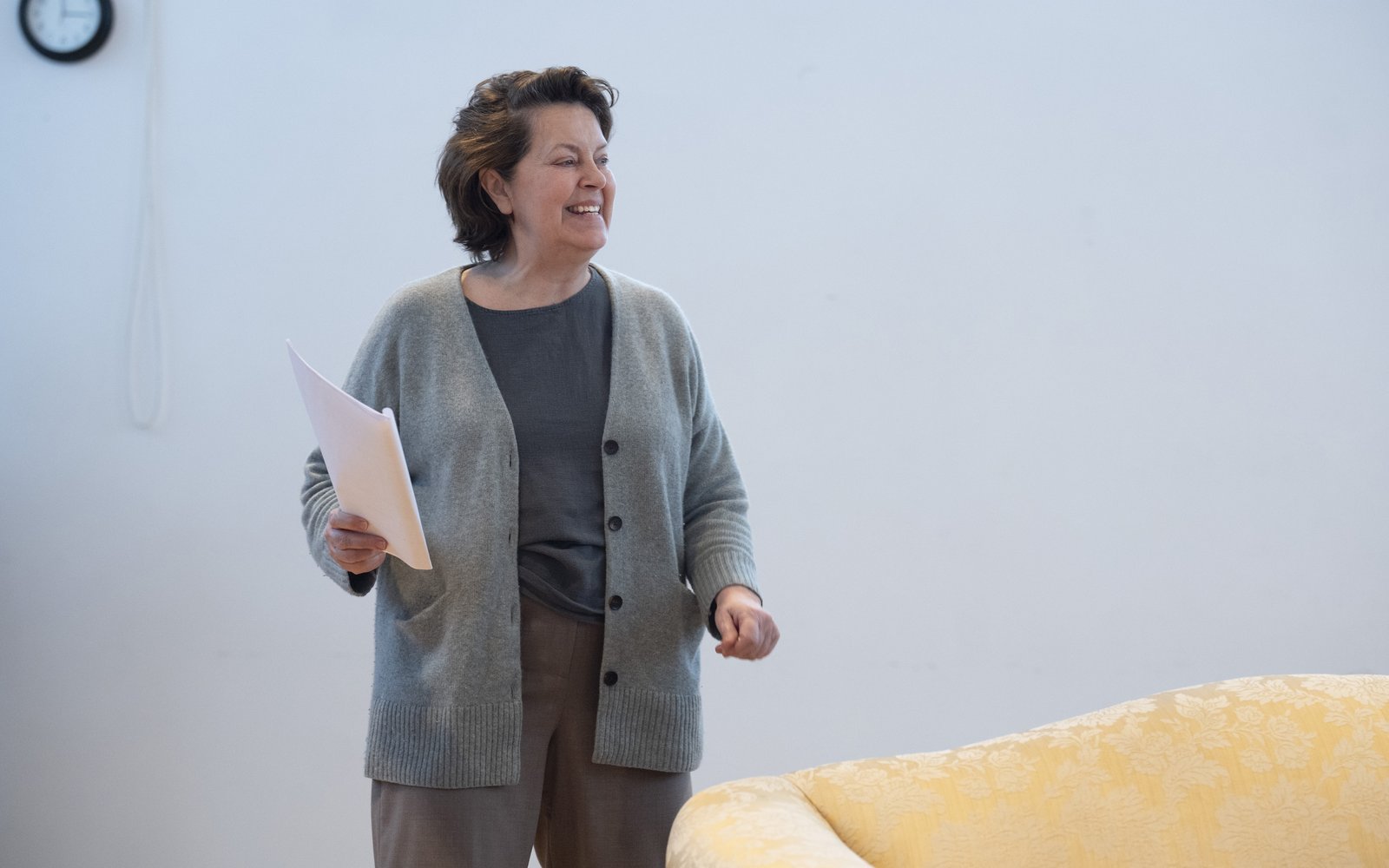 Greta Scacchi smiling