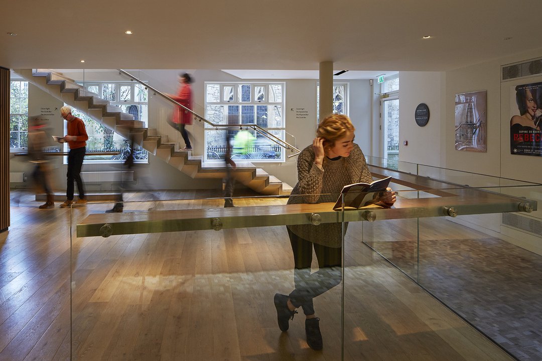 St Edwards Foyer with customers