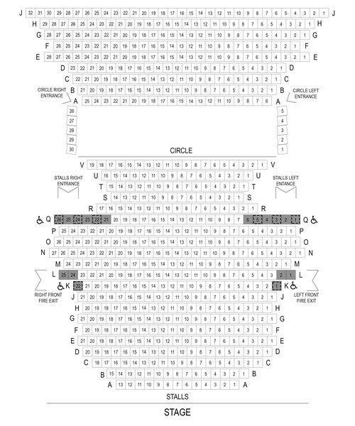 Auditorium seat map